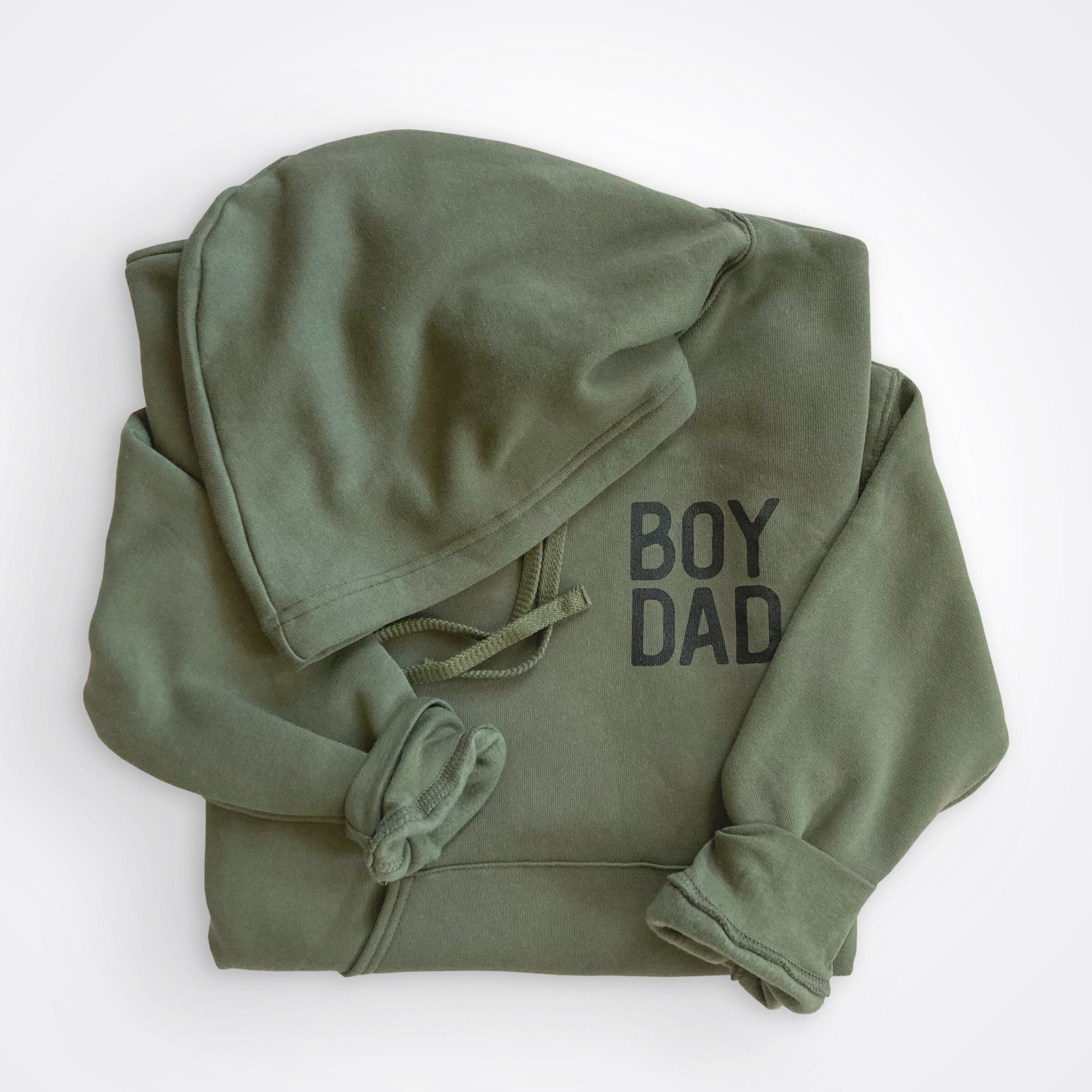 BoyDad Modern Stacked Logo Hoodie