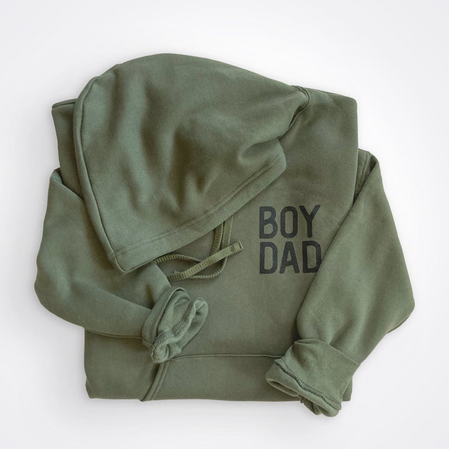 BoyDad Modern Stacked Logo Hoodie