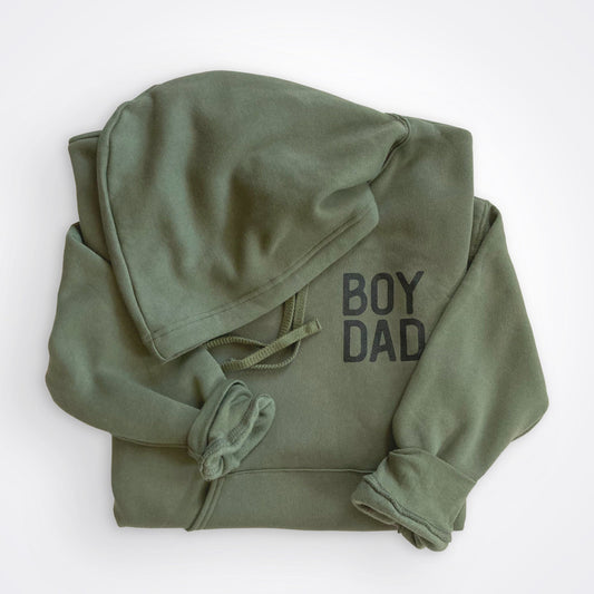 BoyDad Modern Stacked Logo Hoodie