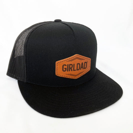 GirlDad Leather Patch Hat