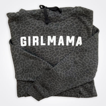 GirlMama Black Leopard Hoodie