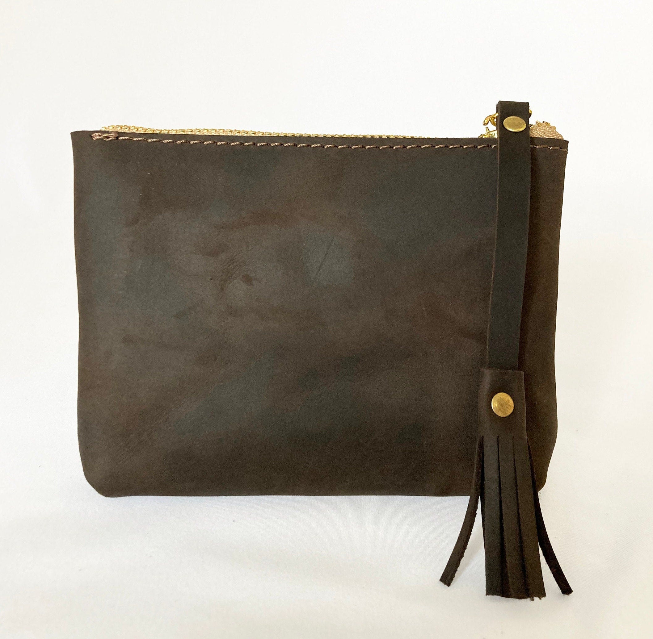 GirlMom Leather Clutch