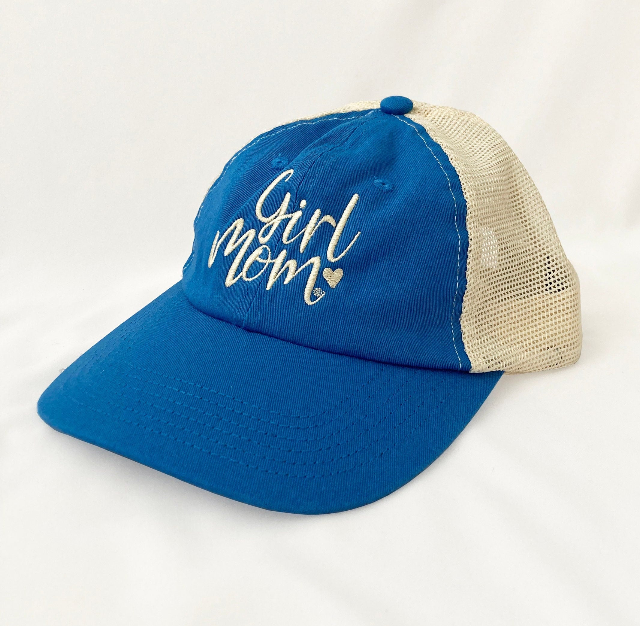 GirlMom Heart Logo Mesh Back Cap