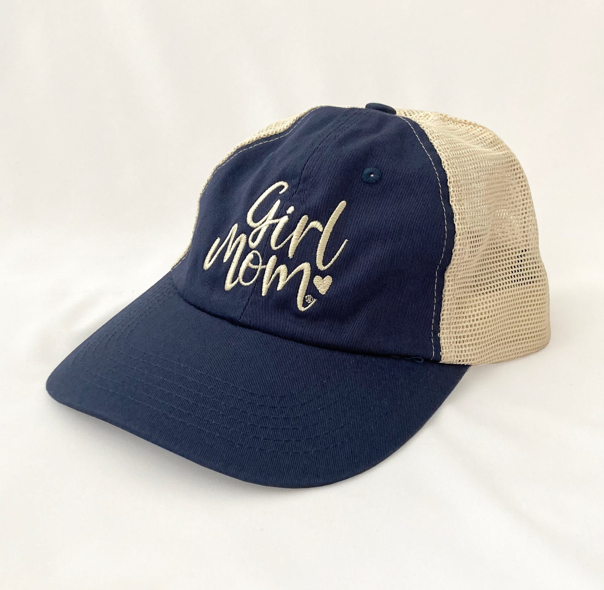 GirlMom Heart Logo Mesh Back Cap