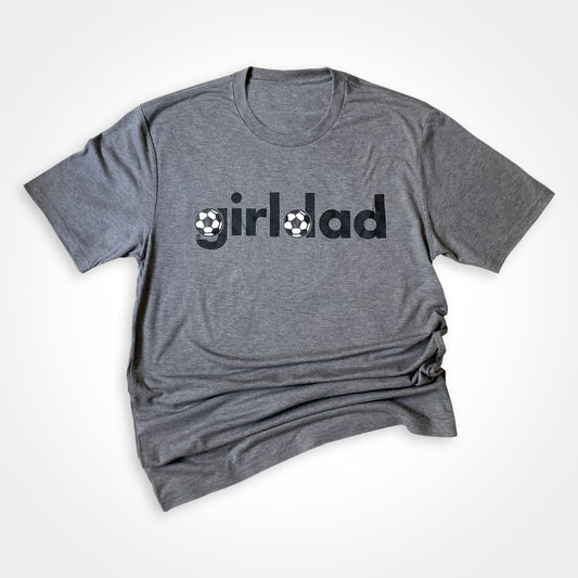 GirlDad Soccer Logo Shirt