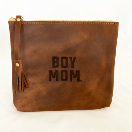 BoyMom Leather Pouch