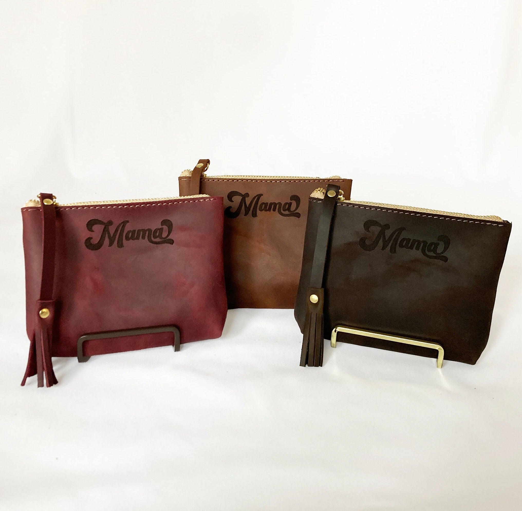 Mama Leather Pouch Retro