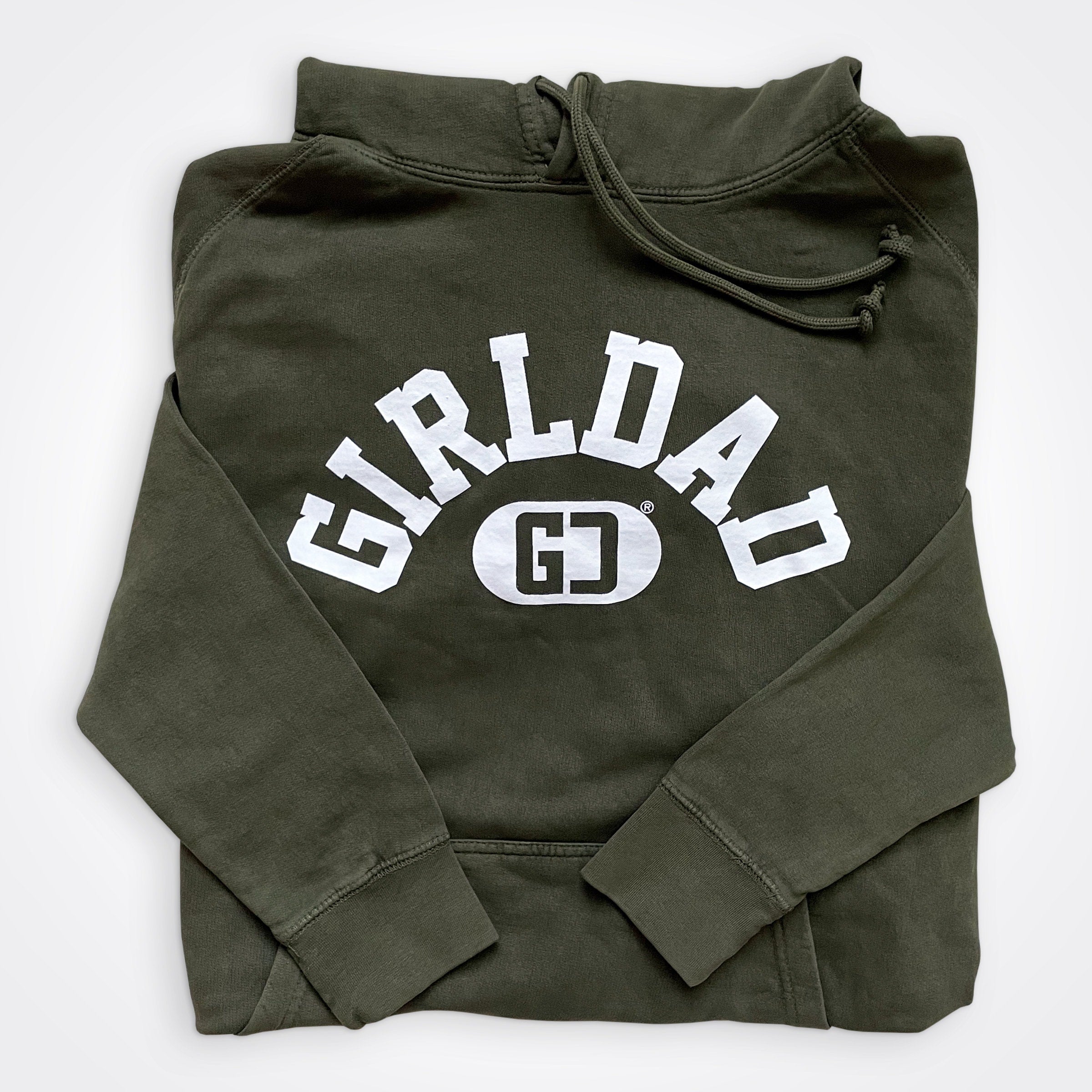 GirlDad Varsity Hoodie In Vintage Finish