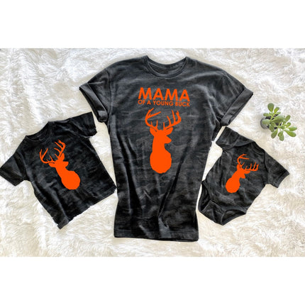 Black Camo Buck Toddler/Youth Tee